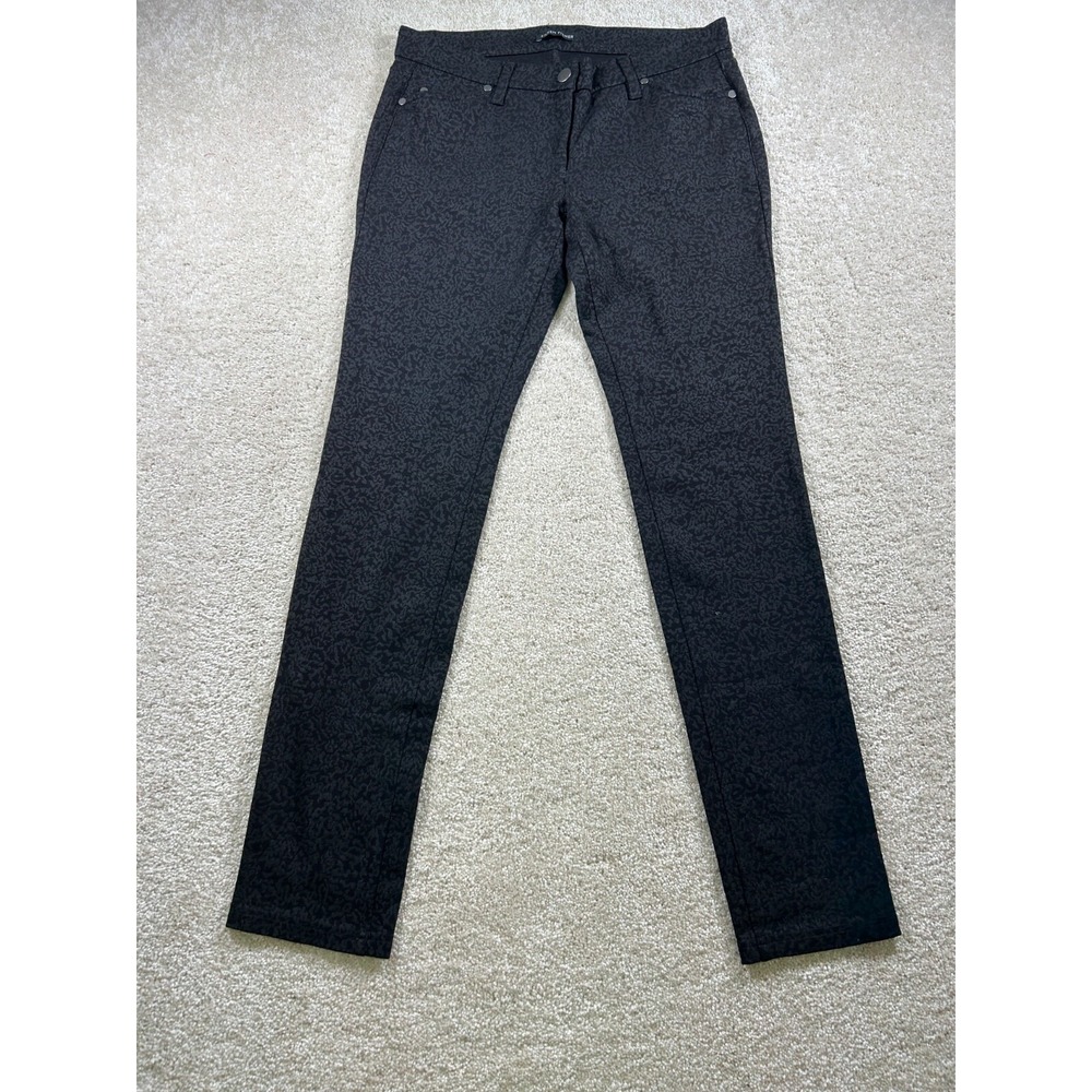 Eileen Fisher Womens‎ Size 30" Black Ponte Stretch 5-Pocket